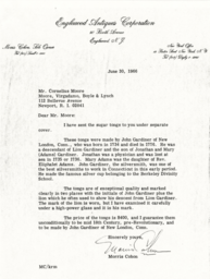 Letter from Morris Cohon to Cornelius Moore 6/30/66