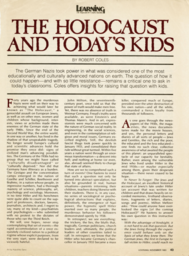 The Holocaust and Today's Kids