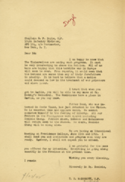 Letter from Reverend Terence S. McDermott, O.P. to Reverend Edward P. Doyle, O.P.