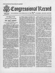 Congressional Record: Extension of Remarks of Hon. John E. Fogarty