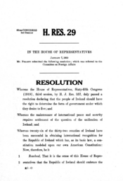 H. Res. 29
