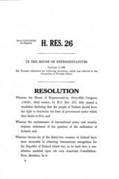H. Res. 26