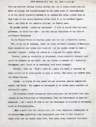 Radio address concerning 1946 election