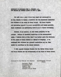 Statement for release in morning papers of July 7, 1950