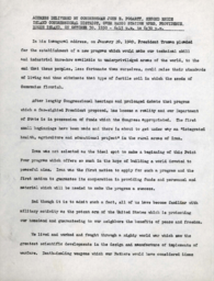 Address delivered over radio station WPRO, Providence, Rhode Island, on October 30, 1950 - 6:15 p.m. to 6:30 p.m.