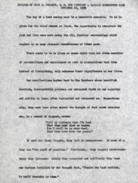 Remarks given at 1959 LaSalle Homecoming Game