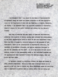 Conference Agreement, 1960 Appropriations, National Institutes of Health