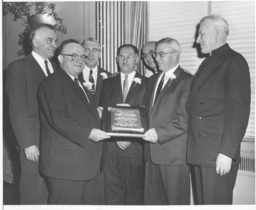 Welfare League for Retarded Children Award of Honor to Dr. Arthur W. Ponse, Deputy Commisioner of Department of Mental Hygiene of the State of New York