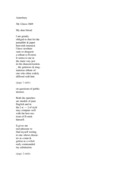 Transcription of John Greenleaf Whittier letter to Richard Henry Dada, 1869 December 5