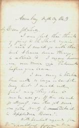 John Greenleaf Whittier letter to Lucy Larcom, ___ September 5