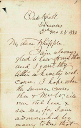 John Greenleaf Whittier letter to Edwin P. Whipple, 1880 February 26