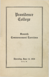 Providence College Commencement 1929