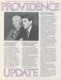 Providence College Magazine 1981 April