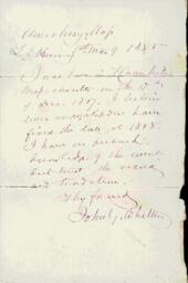 John Greenleaf Whittier letter to L. E. Murray, 1888 January 9