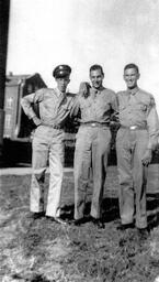 Charles Fretwell and two other Soldiers