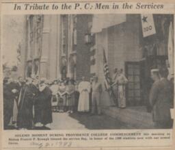 In Tribute to the PC Men in the Services-Newspaper Clipping