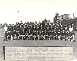 Providence College Men's Football Varsity Team 1940