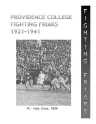 Providence College Men's Football, 1921-1941 Game Media Guide