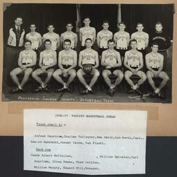 PC Varsity Squad 1936-1937