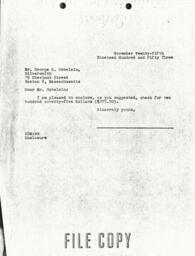 Payment to George C. Gebelein Silversmith