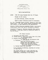Description of John Joy Silver Tankard
