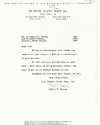 Letter from Phillip Basson to Cornelius Moore 2/12/64