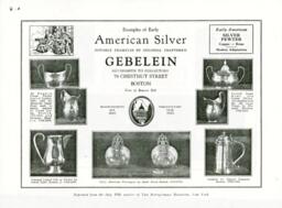 "Examples of Early American Silver"