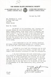 Letter from Joseph Ott to Cornelius Moore 1/13/65