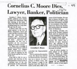 Cornelius Moore Obituary