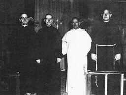 Reverend Edward P. Doyle with clergy