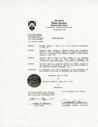Certificate of 50 Years in the Priesthood