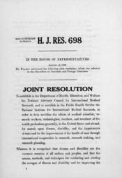 H.J. Res. 698