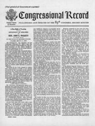 Congressional Record: Extension of Remarks of Hon. John E. Fogarty