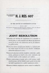 H.J. Res. 607