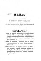 H. Res. 26