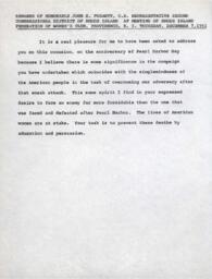Remarks of Honorable John E. Fogarty, U.S. Representative Second Congressional District of Rhode Island, at meeting of Rhode Island Federation of Women's Club, Providence, R.I., Thursday, December 7, 1961