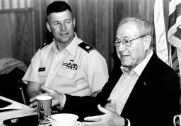 Lieutenant Colonel Steven McGonagle at Luncheon with Veterans