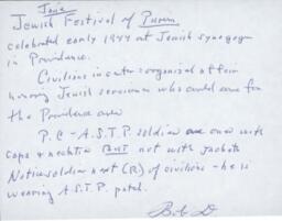 Jewish Festival of Purim
