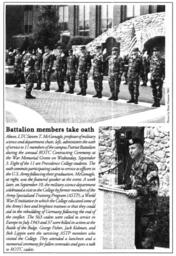 Battalion members take Oath