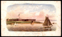 Postcard of Fort Adams