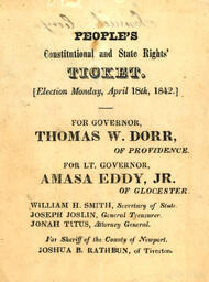 People's Constitutional and State Rights' Ticket