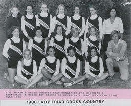 Providence College Women's Cross Country Team Photo