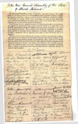 1838 Abolitionist Petition from Kent County