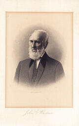 Portrait cabinet card of John Greenleaf Whittier