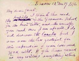 John Greenleaf Whittier letter to Mary L. Poland, 1886 December 19