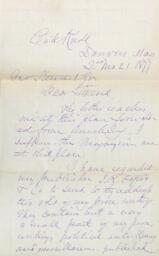 John Greenleaf Whittier letter to George Stewart, Jr., 1877 February 21