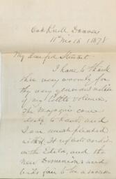 John Greenleaf Whittier letter to George Stewart, Jr., 1878 November 16