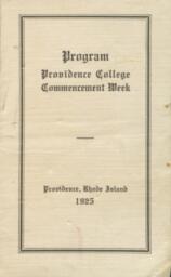 Providence College Commencement 1925