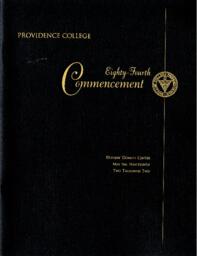 Providence College Commencement Program 2002