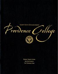 Providence College Commencement Program 2004